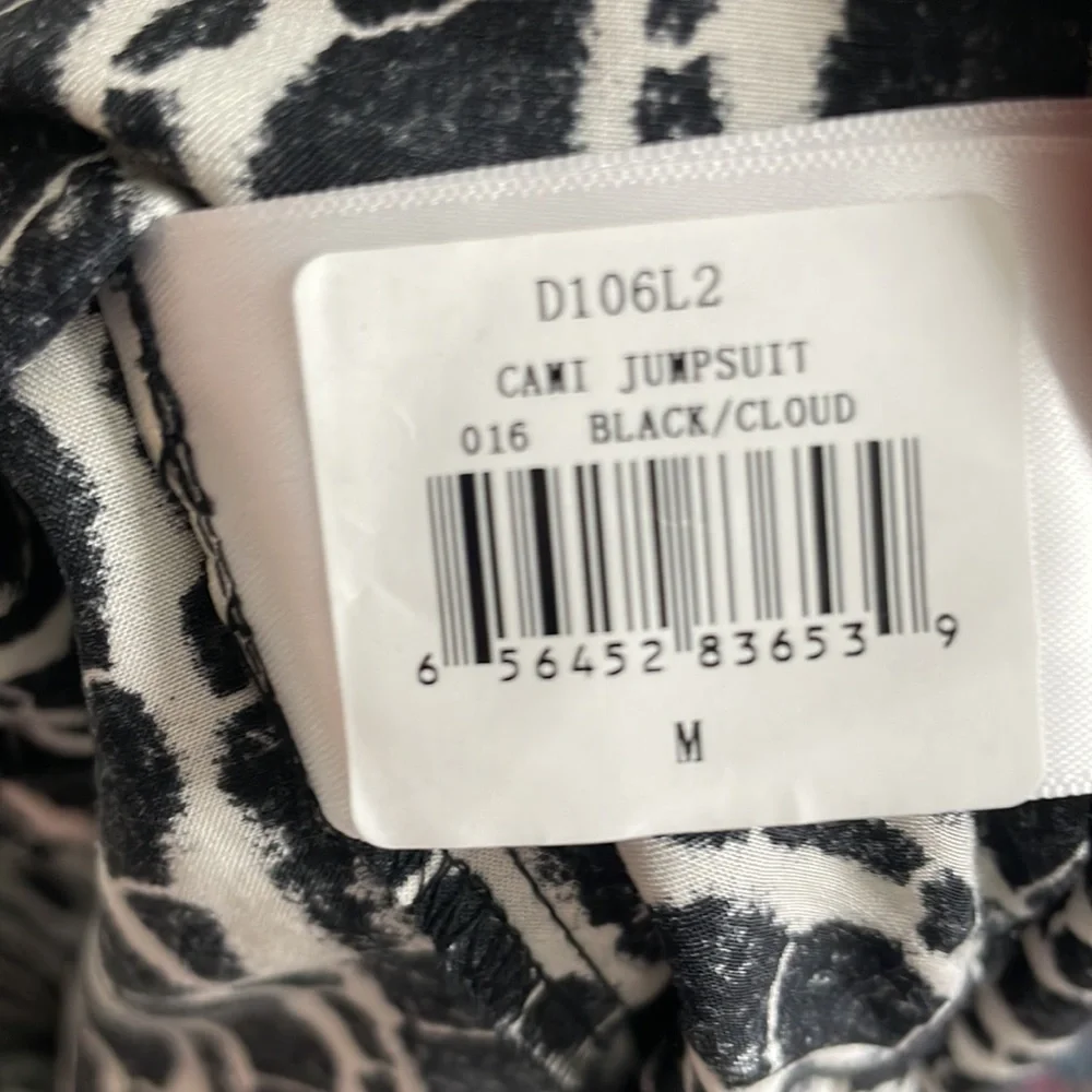 ANTHROPOLOGIE Plenty by Tracy Reese Black Cloud Jumpsuit
